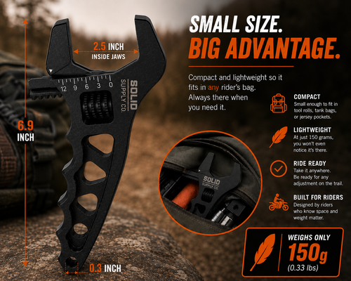 Lightweight ADV Moto Wrench